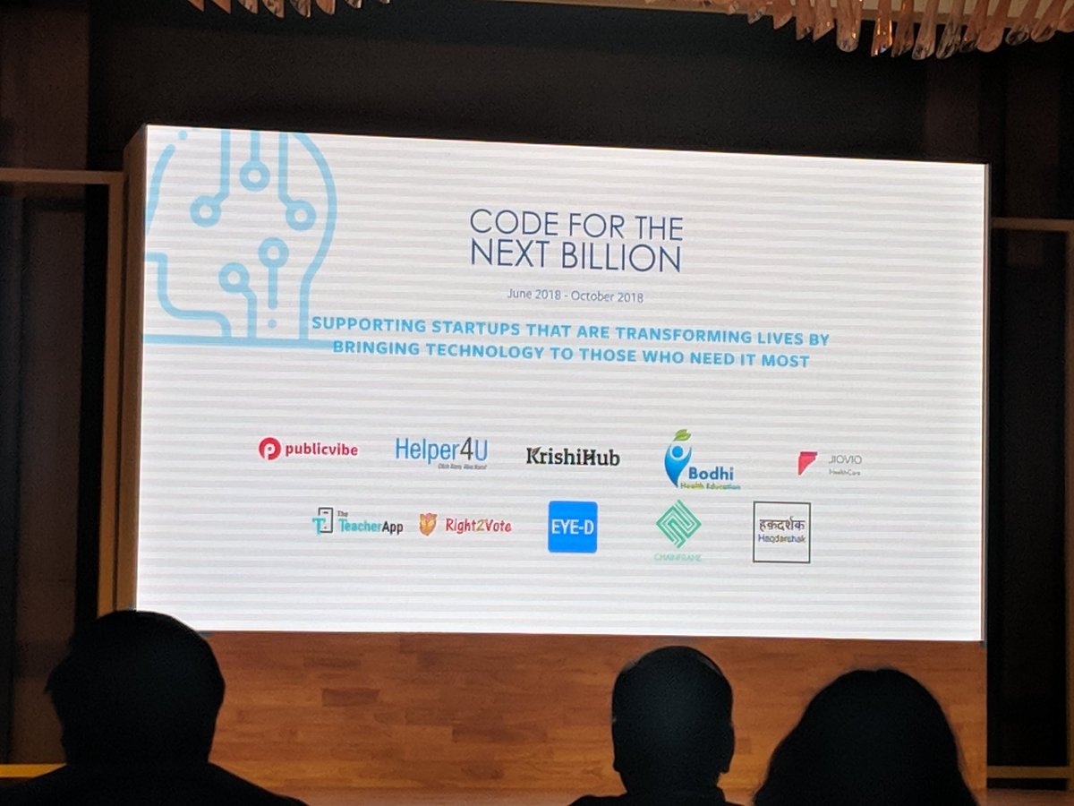 nikhilchawla's tweet photo. .@Satyajeet talks about how #FBIndiaStartupDay Awards are divided into 3 categories - Programs, Places and Partnerships. He also talks about @facebook #CodeForNextBillion #InnovationHubIndia #SheLeadsTech https://t.co/tanyEHWhm7