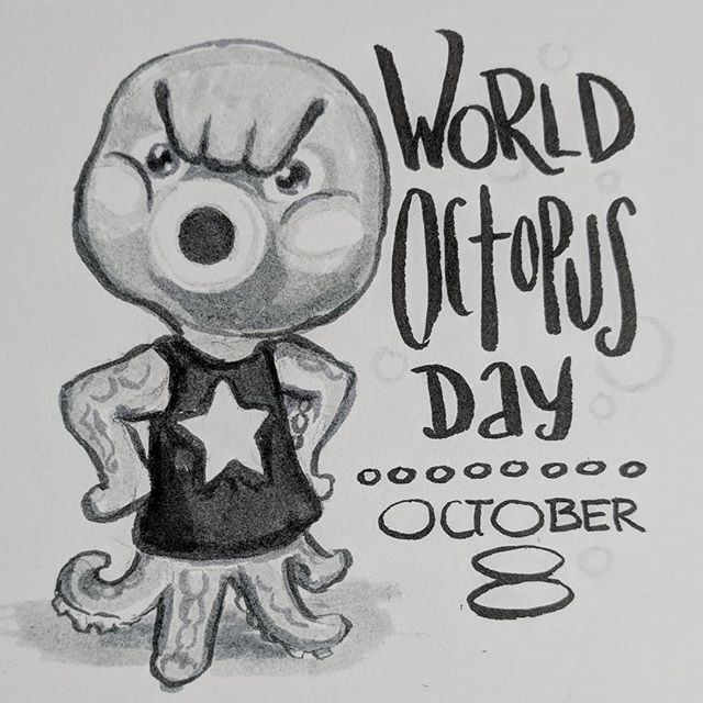 notmanywords's tweet photo. Octavian for October Eighth! .
.
.
#octavian #octavius #acpc #animalcrossing #inktopus #inktober2018 #inktober #octopusday #octopus #star #alien https://t.co/03tGq41iB4 https://t.co/ETnCUffzqQ