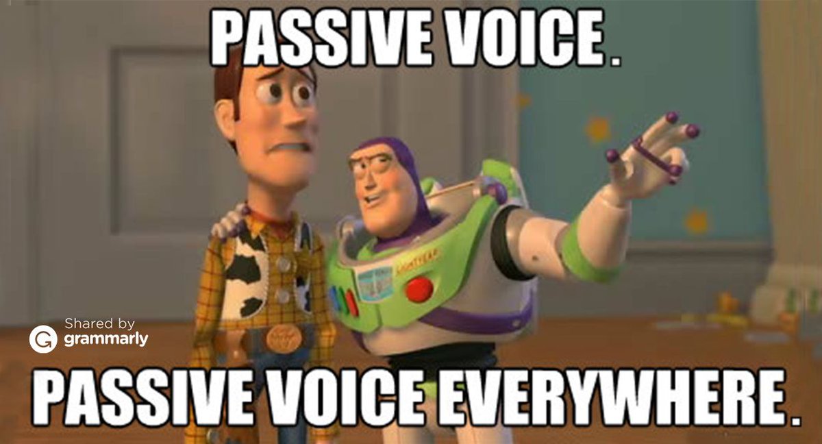 grace_writelife's tweet photo. The passive and active voices: unpacked and explained
https://t.co/Wr2YdUhUCF
#passivevoice #activevoice #writewhatyoumean #saywhatyoumean #whentouse #whennottouse
@Grammarly https://t.co/KMoiZ4bK7R
