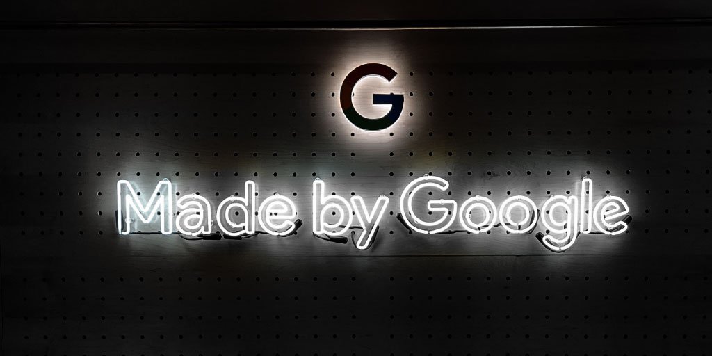 Google's tweet image. Big day tomorrow, #madebygoogle? Seriously–you're glowing. Stay tuned!
