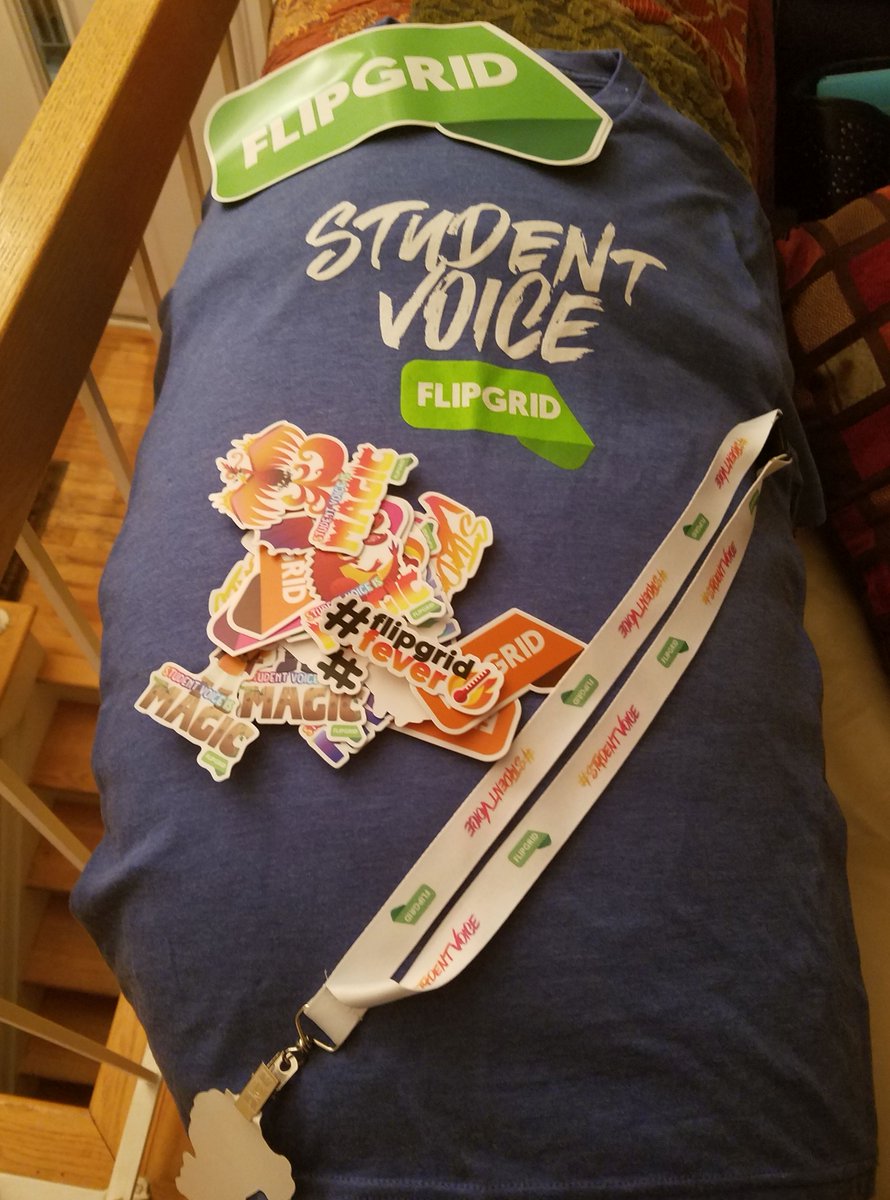 AngelaAbend's tweet photo. When a s gets a special swag delivery from @Flipgrid, you know they are true champions of #stuvoice!  Check out a special appearance by Luca from Oceanside's PROJECT EXTRA program in an upcoming Flipgrid Chat!
@DianeProvvido @AdamShortShorts @lieberrian @annkozma723 @TMACapone https://t.co/5Kw3MdZZh8
