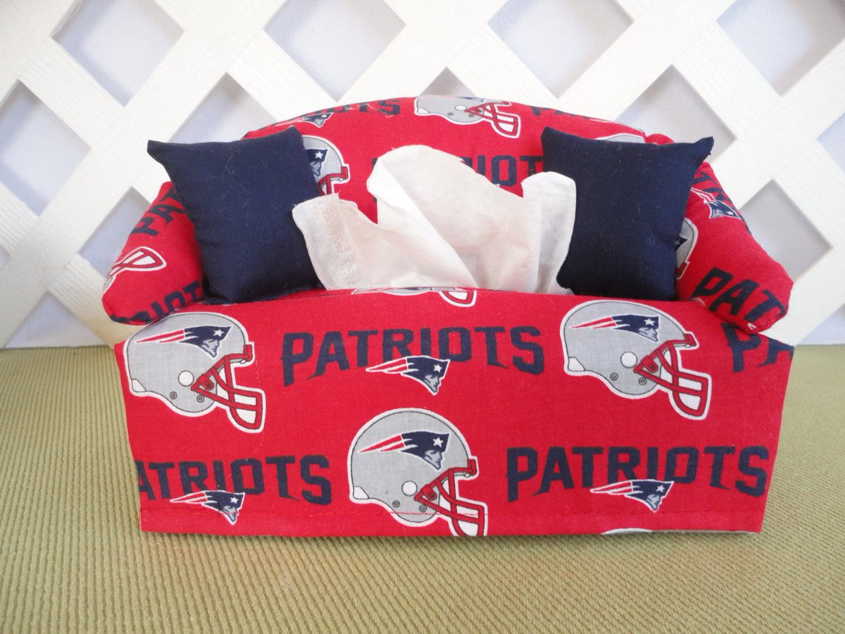 Jrspillowsandbags On Twitter New England Patriots Tissue Box