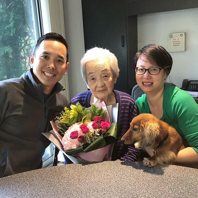 roytanaka's tweet photo. Happy birthday to my grandma who turned 100 years young today. So thankful for her support, kindness and laughter throughout the many years. https://t.co/ss25xf9Cdf https://t.co/3hq5aQ3YtX