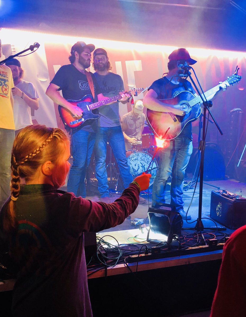 ShaunPTyson's tweet photo. Took the entire family to see @ShaneSmithMusic  at a small venue but that didn’t hold them back, they played their guts out! If you’ve never heard them, do yourself a favor and buy both albums today. New album due in early ‘19. #HerFirstConcert https://t.co/BOsf52axzC