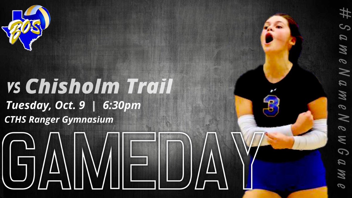Boswell_LPVB's tweet photo. HUGE game for #BOSLPVB! The Lady Pioneers travel to Chisholm Trail & battle for crucial standing in District 7-5A! We need all family & fans to come support the girls! Let’s show the Rangers what BOS Nation is all about - #FAMILY! #SameNameNewGame #GoBOS @boswellhs @Gosset41 https://t.co/dPkAtHzbrt