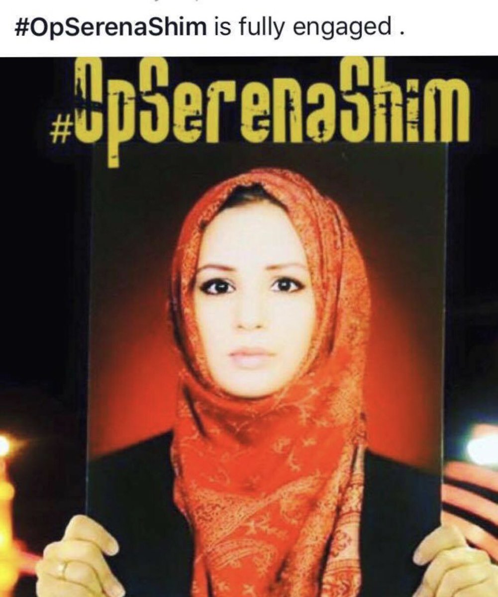 #SerenaShim @OperationSerena