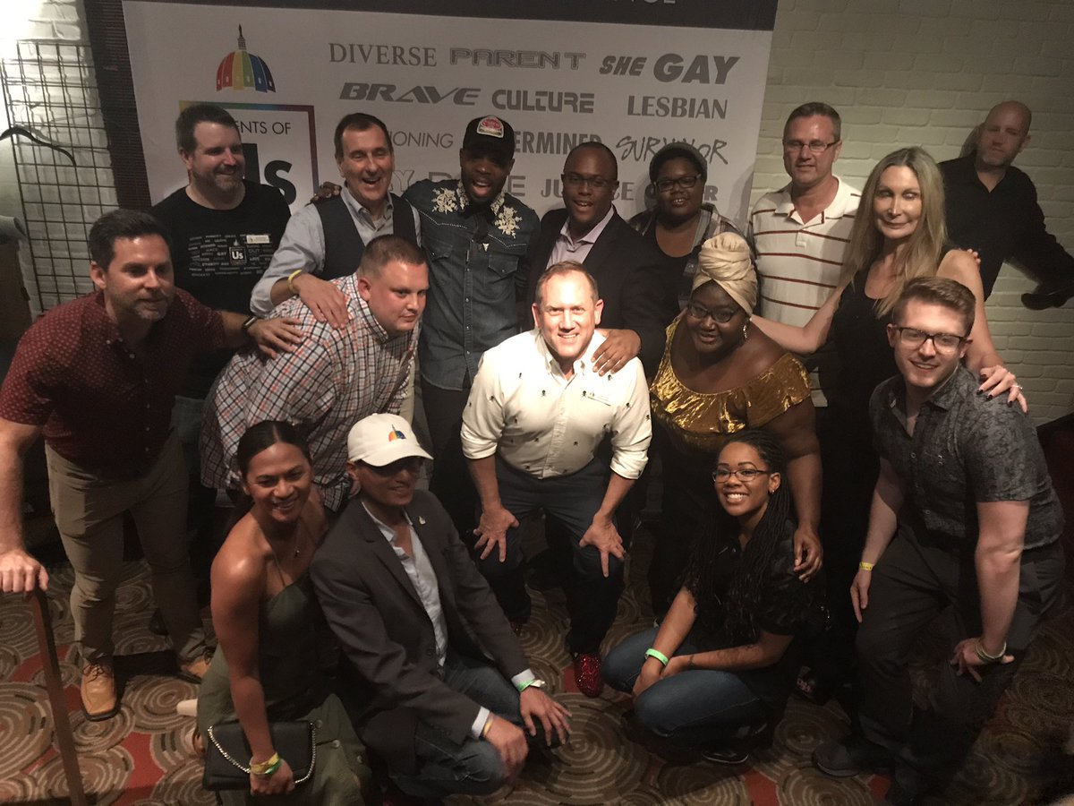 CapitalPrideDC's tweet photo. Our Capital Pride Family❤️ Another great Music in the Night #MITN2018 #elementsofus @todrick #dc #lgbtqia https://t.co/wNlg6kj9l6