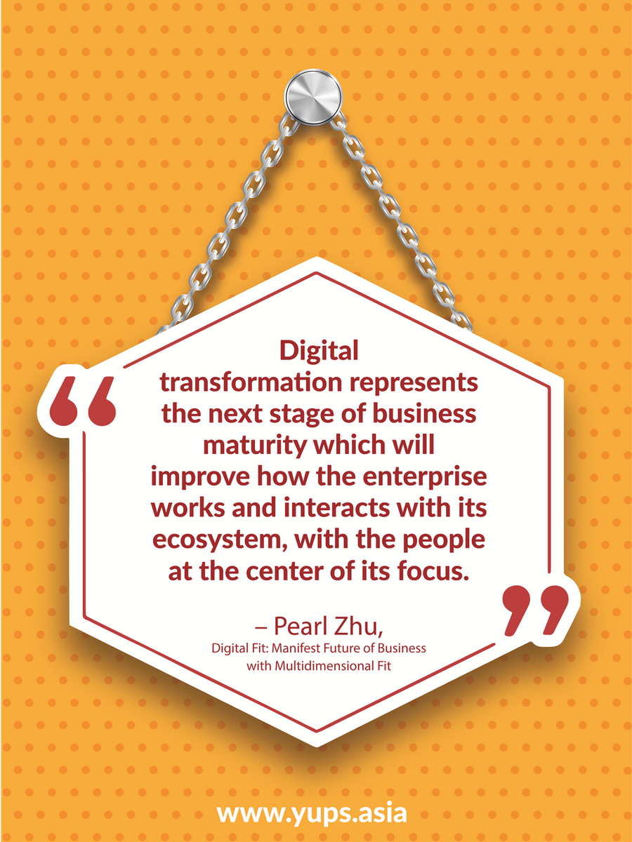 yups_tech's tweet photo. #TechThought #IoTFact
“Digital transformation represents the next stage of business maturity which will improve how the enterprise works and interacts with its ecosystem, with the people at the center of its focus.” ― Pearl Zhu
.
.
#InternetOfThings #IoT #DigitalTransformation https://t.co/0YqI5tPq0R