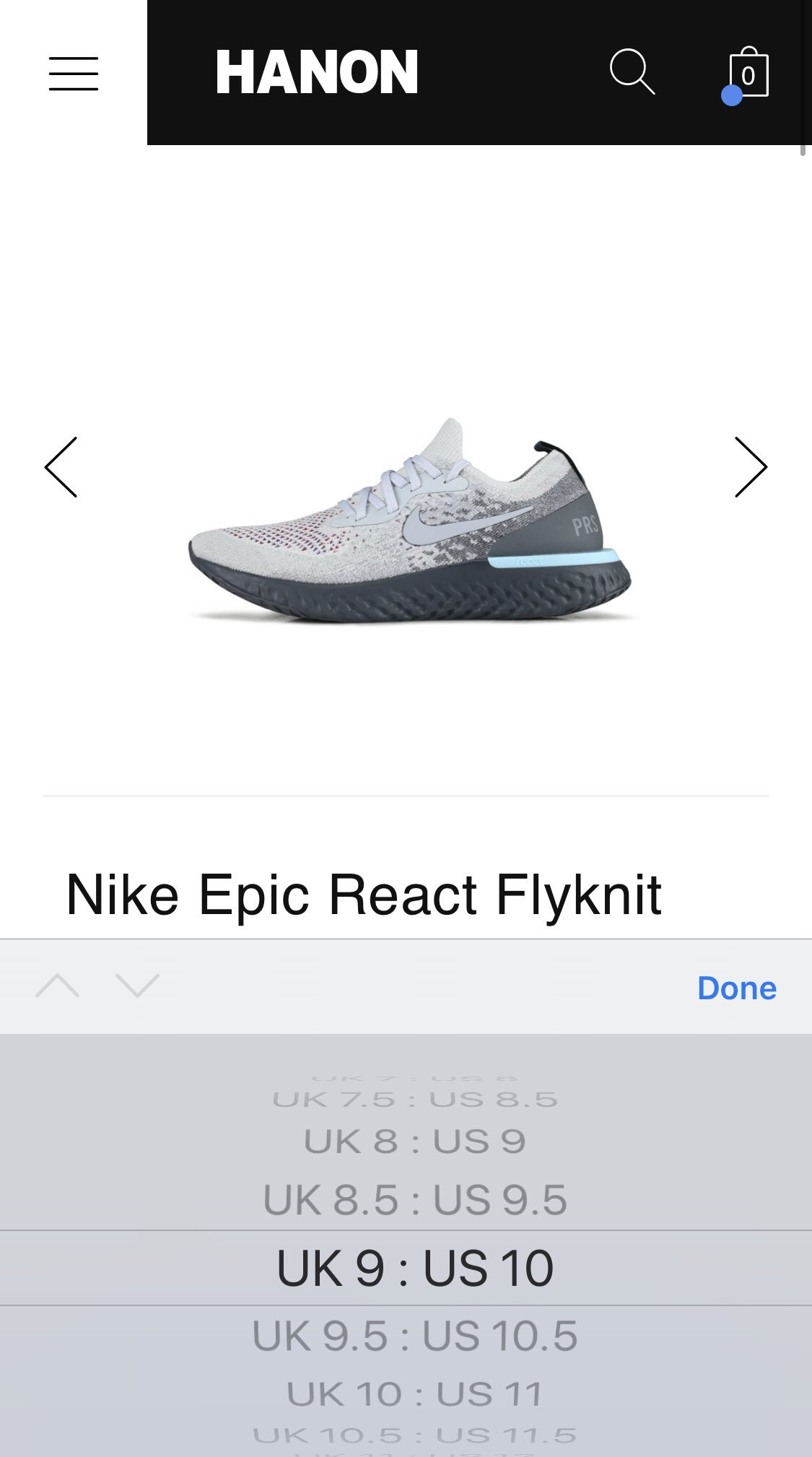 nike epic react prs