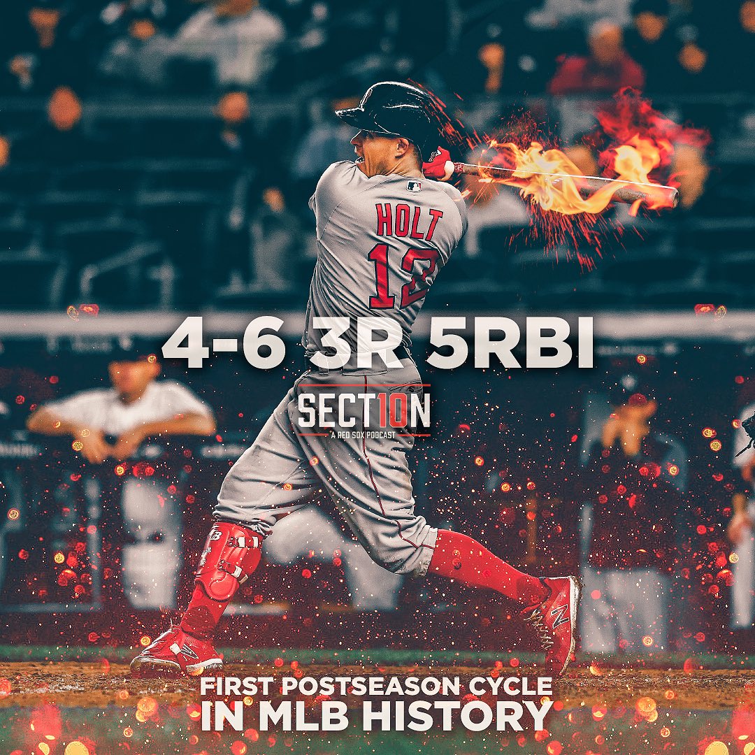 Section10Pod's tweet photo. Brock Holt
Postseason History
Couldn’t happen to a better guy 🍾 https://t.co/rX2OycmUSZ