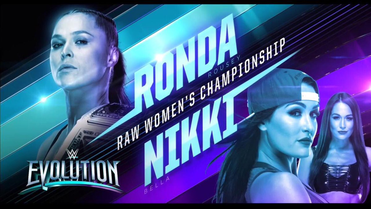 NikkiAndBrie's tweet photo. Sunday October 28th I will shock the world. The days leading up to Evolution I will prove to you all that I will be ready to beat an Olympic athlete. That I can be badder than the baddest one of the all. The 28th I’ll start my new reign. And it’ll be the longest of them all. N https://t.co/XjVWXIL6xK