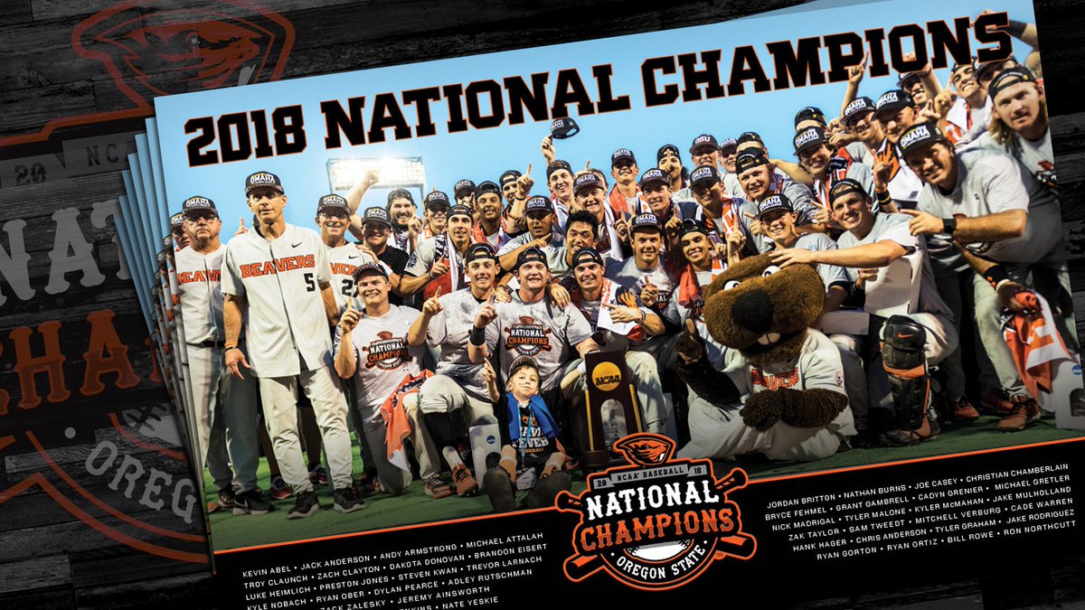 BeavRecruiting's tweet photo. Giveaway time.
I will mail one of these Oregon State National Championship posters to 1 lucky follower.
Rules- You must retweet this post(not quote tweet) and you must be following @beavrecruiting and @angrybeavs.
1 follower will be chosen at random from all retweets, in 24 hours https://t.co/FTdUELyzhv