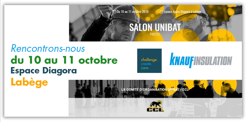 KnaufinsulFR's tweet photo. Notre équipe de vente vous attend les 10 et 11 octobre au salon #CCLUNIBAT pour vous parler #innovations #isolation . Système #RTPLUS, laine de verre brune avec liant à base végétale #ECOSE révolution pour le confort de https://t.co/ilE0E4cN7b d'infos sur https://t.co/nedWqNaVCN https://t.co/bWPGJeAmkZ