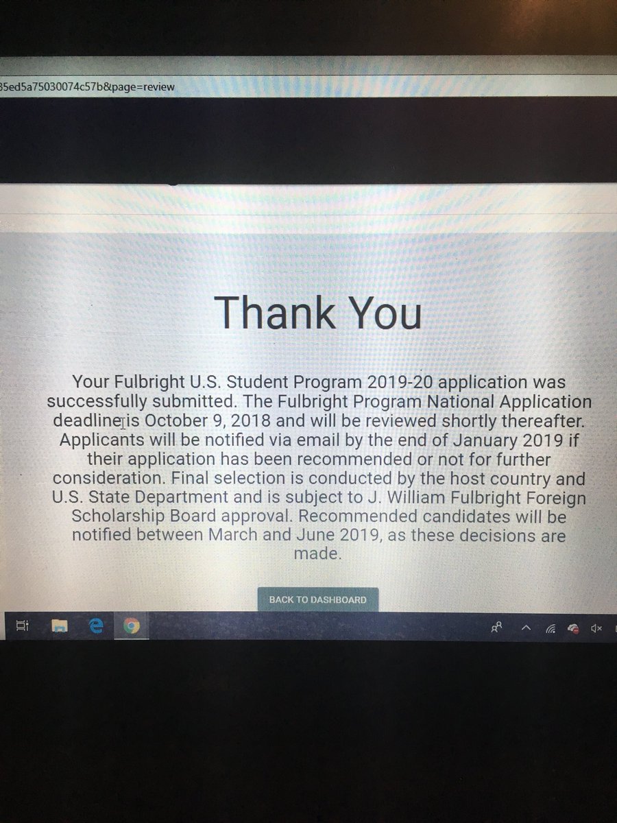 BlueHenVincent's tweet photo. Finally officially submitted my Fulbright application! So so excited to see where this journey will take me #UDWorldScholar https://t.co/iLXMlTq4XA