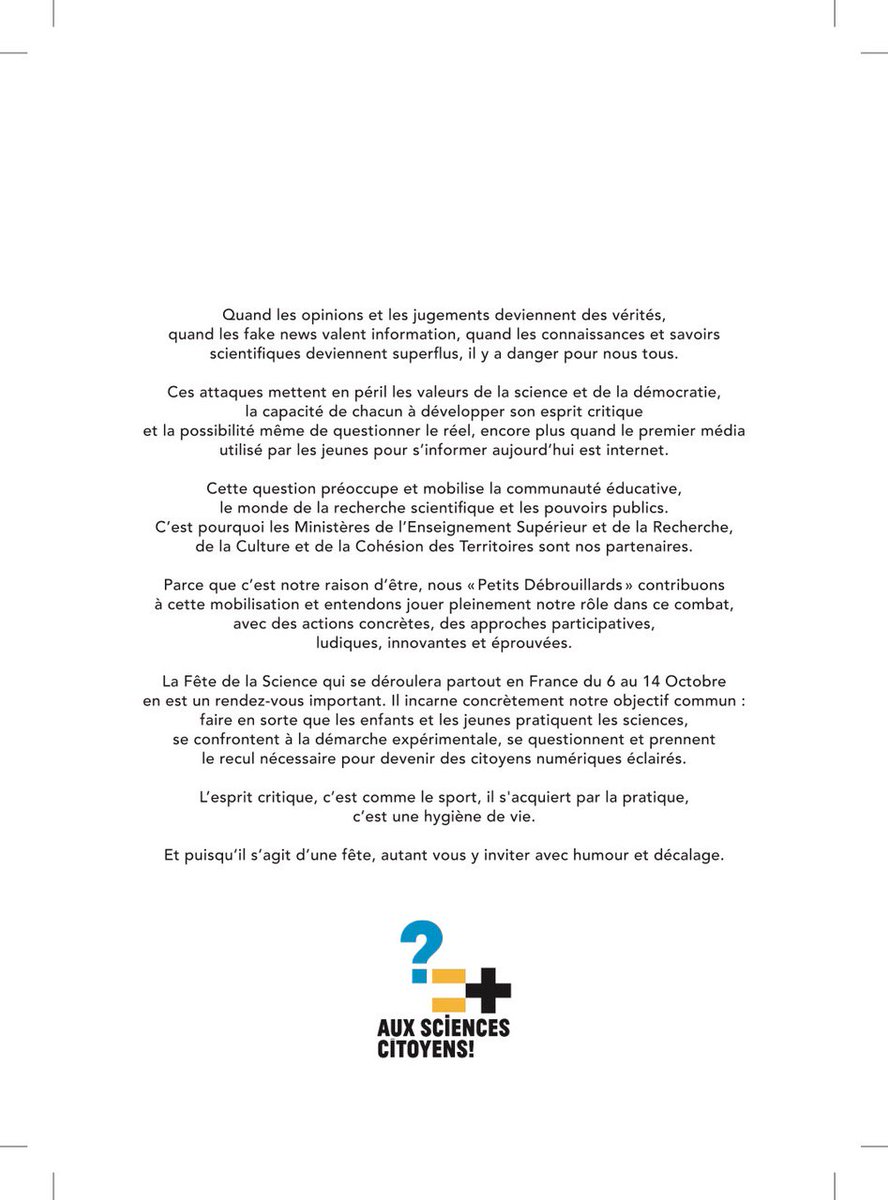 Petits débrouillards OFFICIEL tweet media