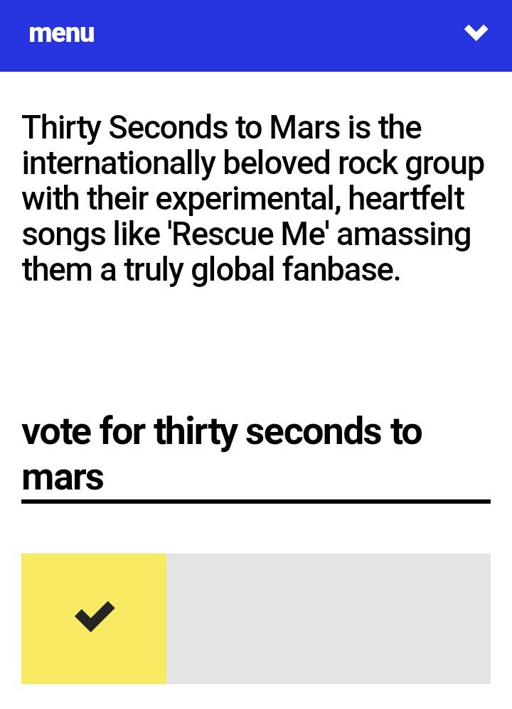 EleenaZeus's tweet photo. The best thing is that we get to vote again and again and again 😍 #VoteForMars @JaredLeto @ShannonLeto @30SECONDSTOMARS https://t.co/sbXHI2BLn4