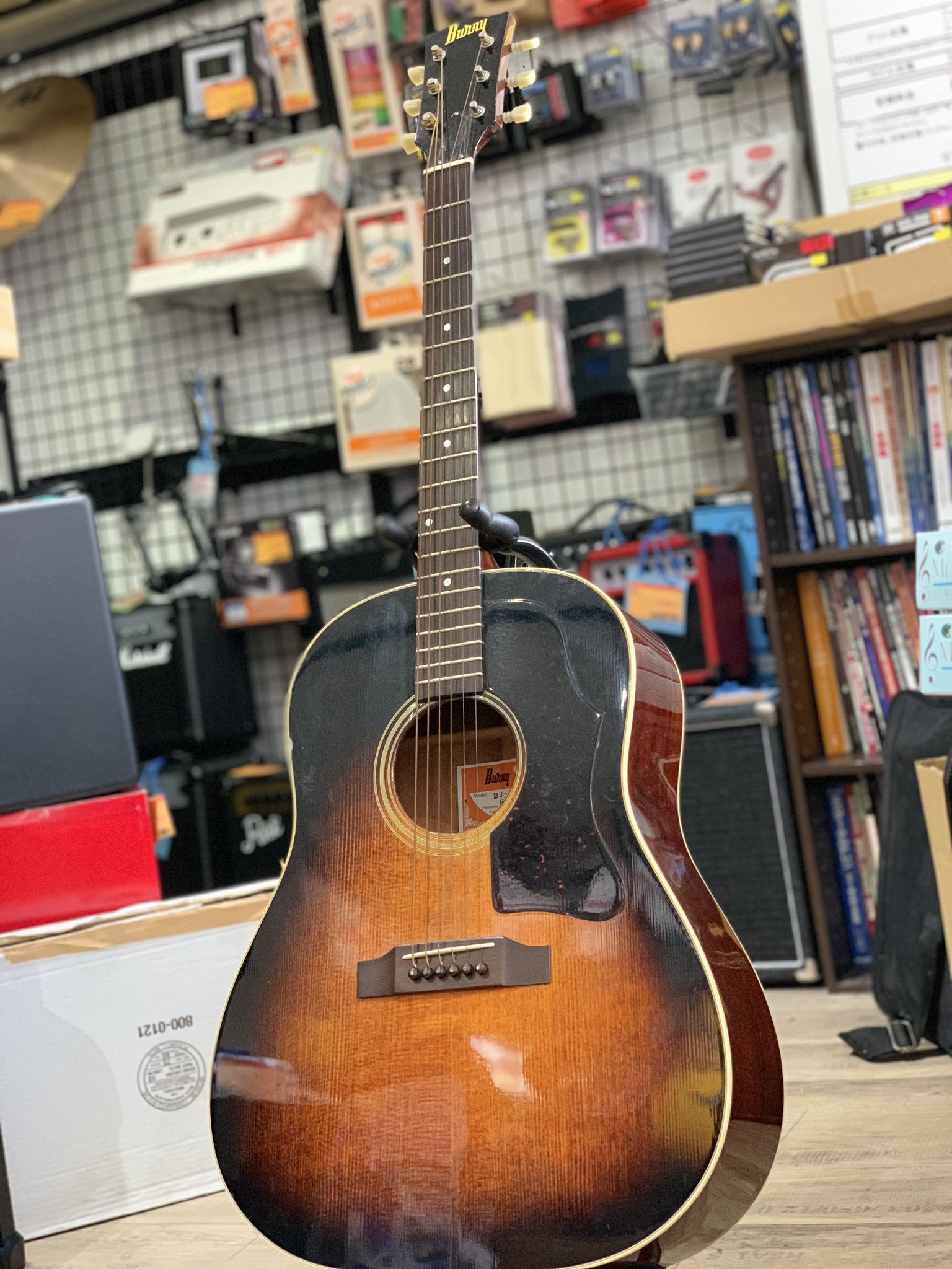 レア❗️BurnyバーニーBJ-55NS ジャパンヴィンテージアコギ 調整済‼️