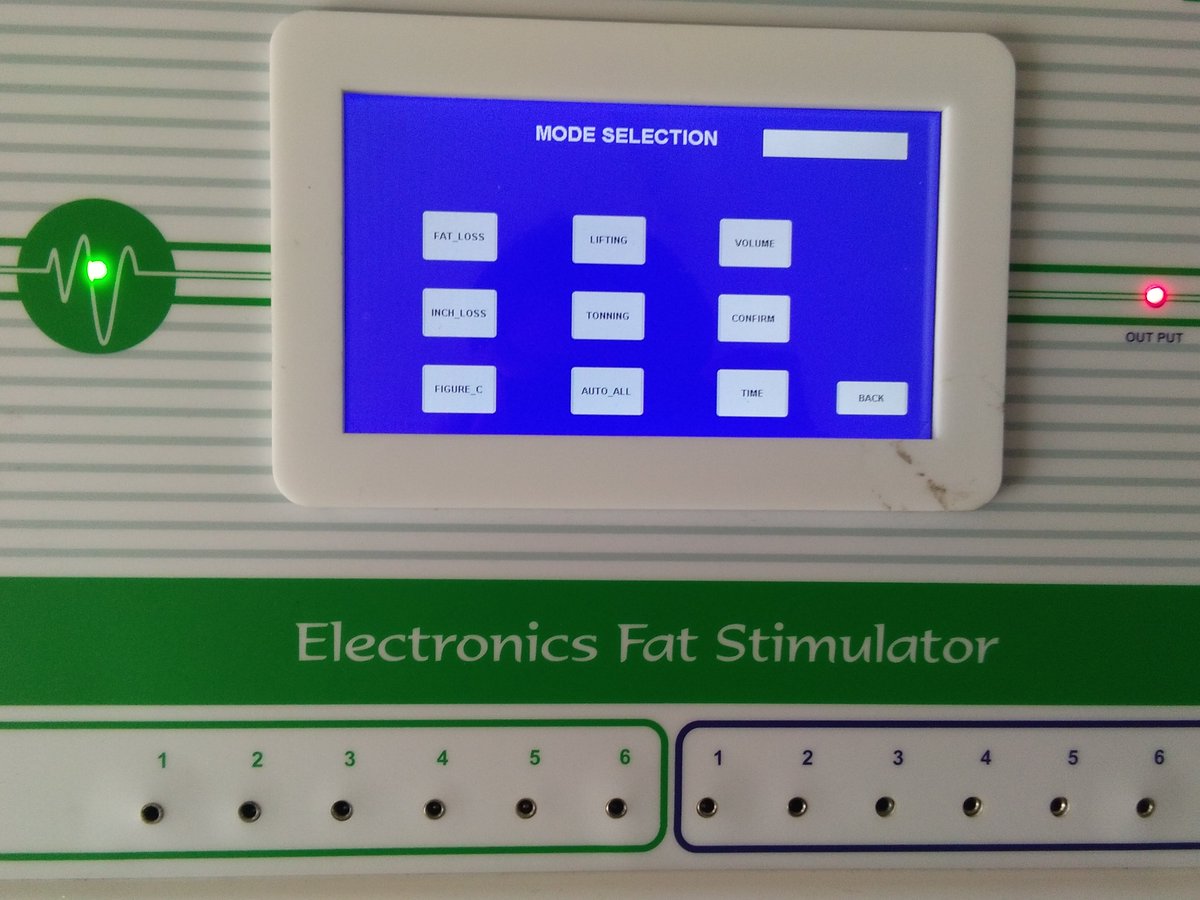 epsilon_iot's tweet image. Electronics Fat Stimulation Machine designed by @epsilon_iot for weight loss and Fat loss.
7&quot; touchscreen, 6 different treatments mode, intensity control on the touchscreen. Powered by @ST_World @real_FreeRTOS  #STM32 #embedded #MedicalDevices #weightloss