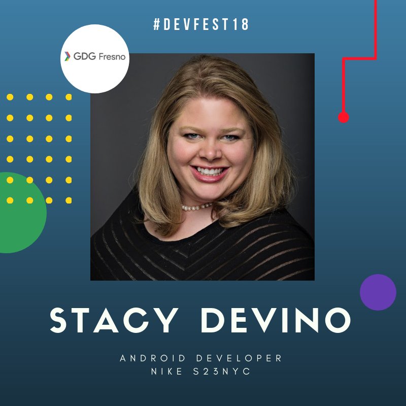 Stacy is a Google Developer Expert for Android, Intel Innovator, GDG Mentor, and WTM Lead. She has worked the whole Android OS and has developed IoT appliances from the ground up. She currently works for Nike s23NYC Labs doing Android apps like the SNKRS.

#DevFest18 #NikeSNKRS