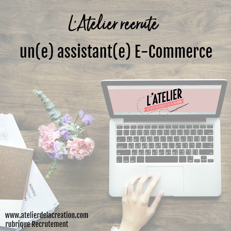 AtelierCreation's tweet photo. {#recrutement} Envie de rejoindre notre équipe #ecommerce ? #webmarketing #paris20 #mercerie #couture #tricot #diy #jobparis #offredemploi #emploi Pour Postuler : https://t.co/sYjvLv9hJP https://t.co/VYOV5SglR2