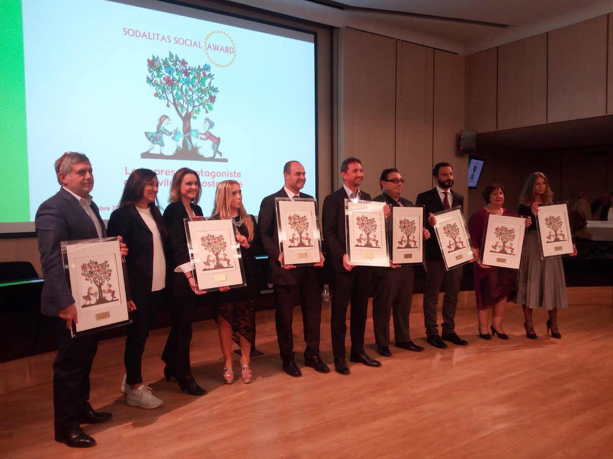 FondSodalitas's tweet photo. Sodalitas Social Award 2018: tutti i vincitori della 16^ edizione! Scopri: https://t.co/c8IvtiqdM4 #SSAward https://t.co/O8pqyQ0sTo