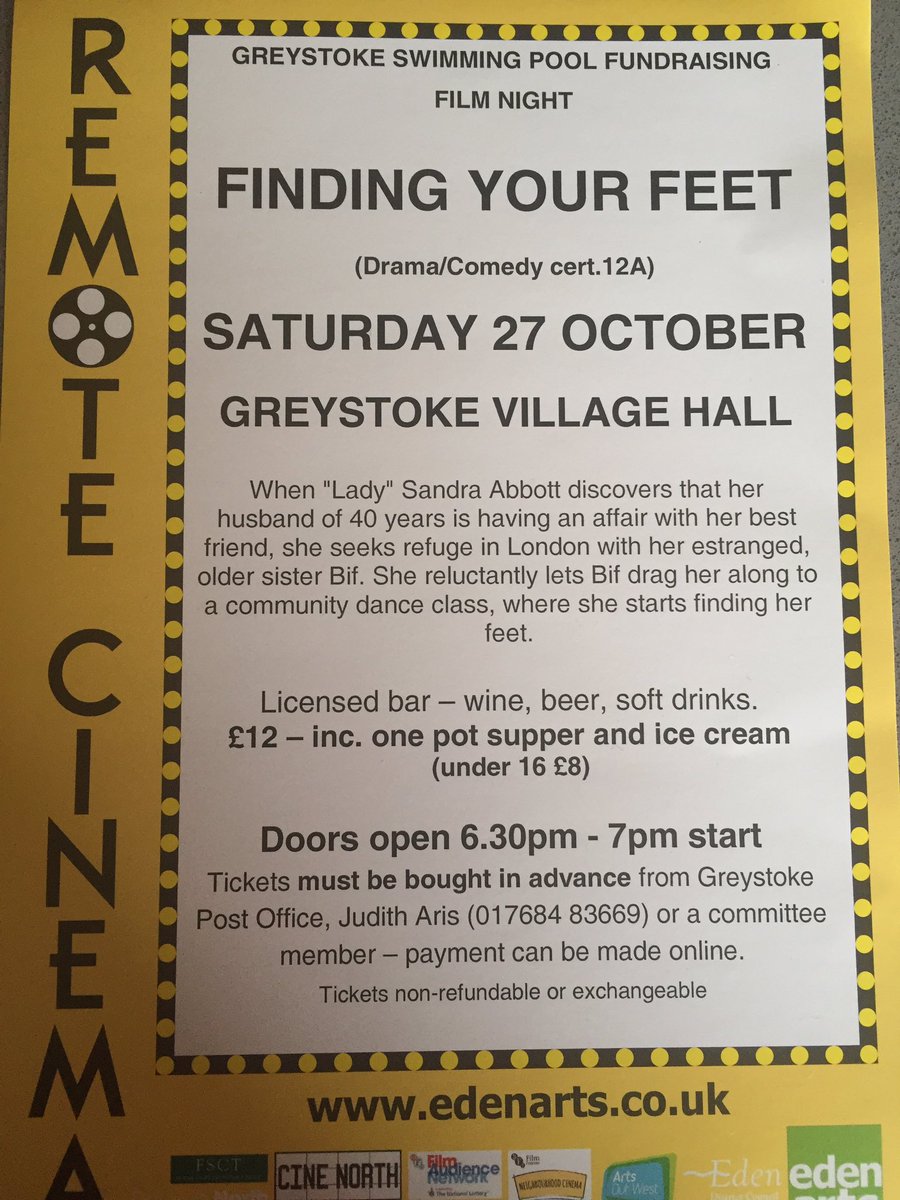 Greystoke pool fundraising film nights - join in this winter for a great night out #villagehall <a href="/VisitEden/">Visit Eden</a> <a href="/edenarts/">eden</a> <a href="/CumbriaLifeMag/">Cumbria Life</a> <a href="/CWHerald/">Cumberland & Westmorland Herald</a>