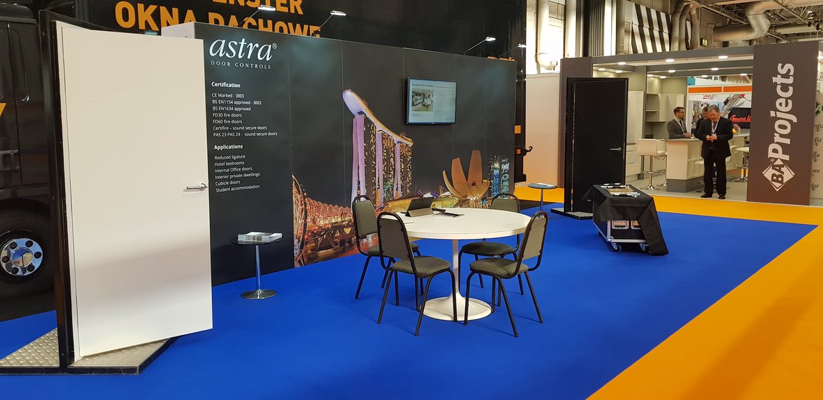 We are delighted to be showcasing the 4000 series concealed door closers at UK Construction week stand B515.#UKCW2018 #FireSafety