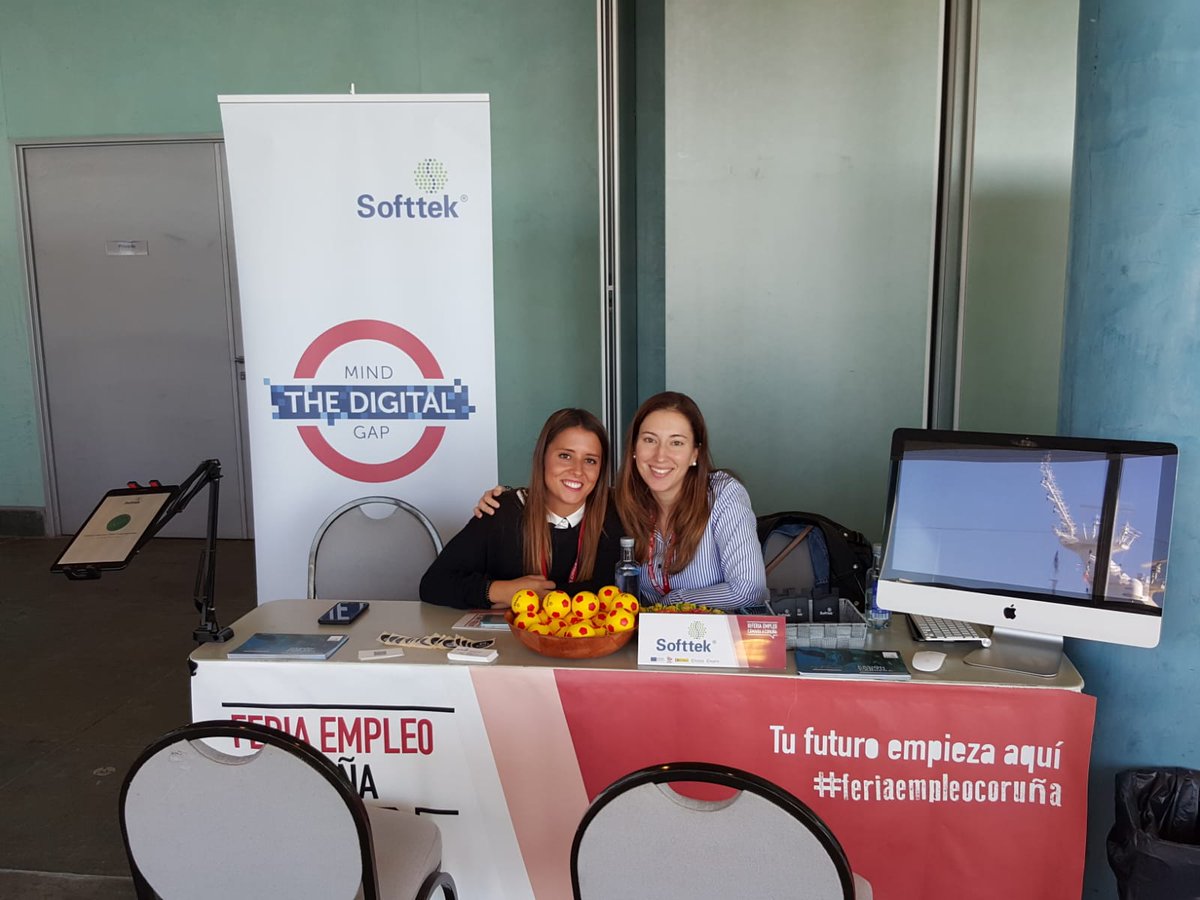 arteaga_vero's tweet photo. @SofttekEspana presente en la #feriaempleocoruña en @Palexco!! Creando empleo en #Coruña y transformando el mundo!! Te unes a nosotros? #joinsofttek https://t.co/JjBtqDt70n