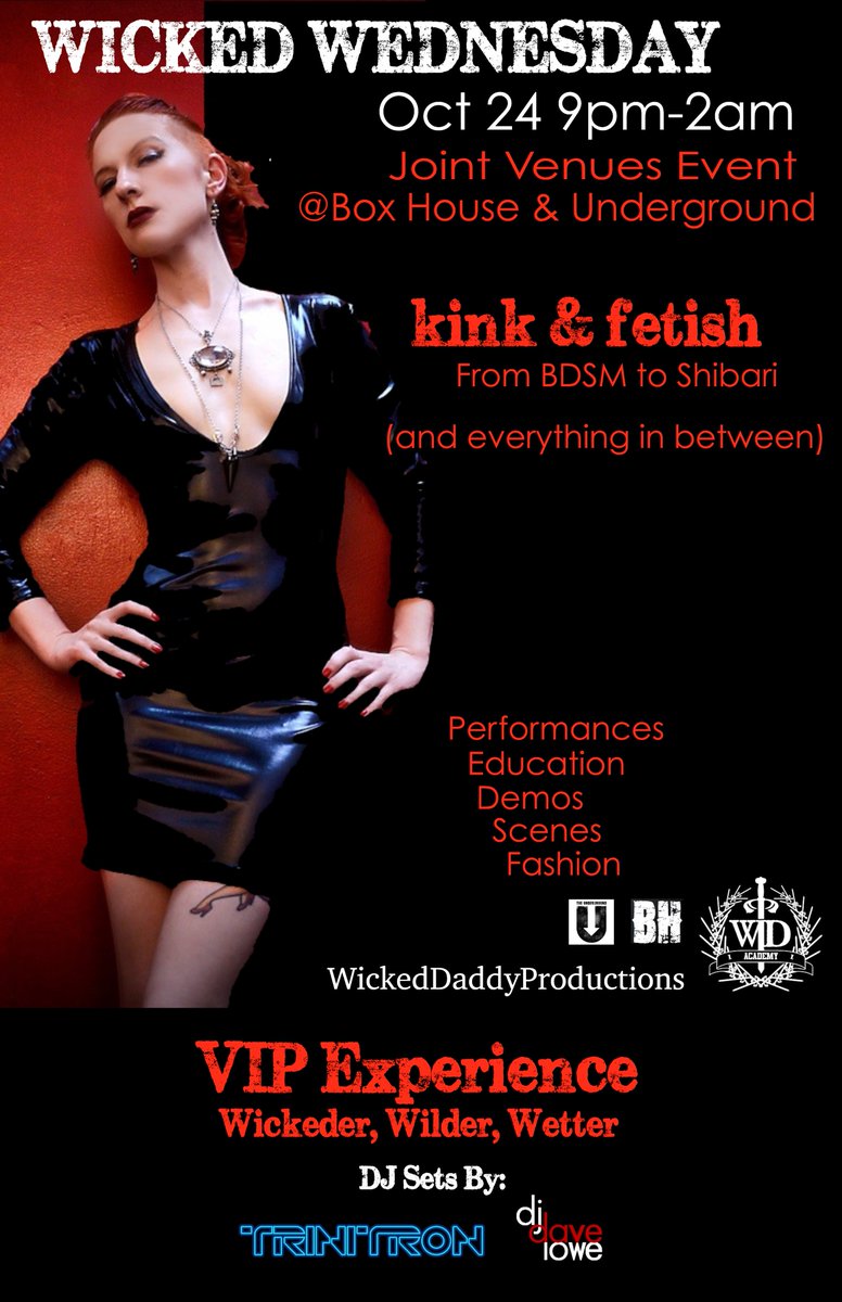 WickedDaddyAcad's tweet image. It's Live, Time to get WICKED....
wickeddaddyevents.ticketleap.com/wicked-wednesd…
#SeattleKink #Kink #Festish #BDSM #SeattleNightlife