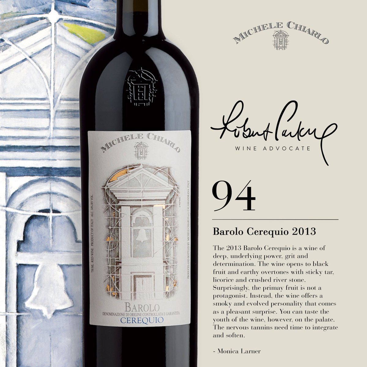 michelechiarlo's tweet photo. We are so happy about these great @Wine_Advocate wine ratings about our #Barolo from crus #Cerequio and #Cannubi, #BaroloTortoniano and our #Barbaresco from the cru #Asili. Thank you @MonicaLarner🍷
#michelechiarlo #experiencepiemontebestcrus https://t.co/c8TAIVL33N