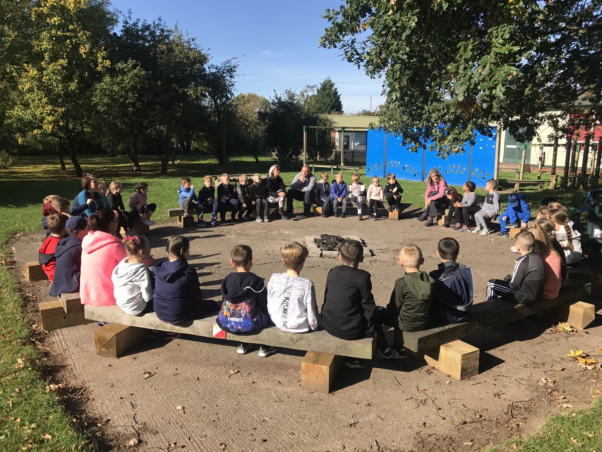 OurLadyStEdwY3's tweet photo. Just arrived at Tatenhall and listening to some instructions before we start our fun activities! https://t.co/685TYyMMsc