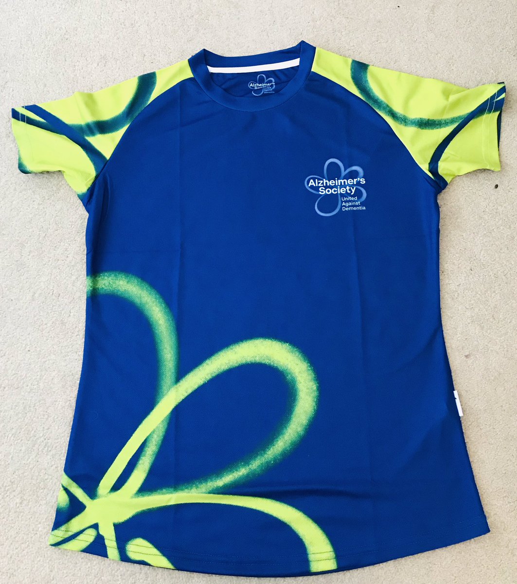 Gemwoko's tweet image. New running T-shirt just arrived #jogondementia #26.2miles @alzheimerssoc @alzassociation #formydad ❤️