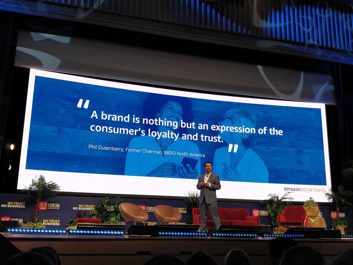 Amazon's Director of International Sales is talking about how to build trust through transparency. <a href="/amazon/">Amazon</a> #HUBFORUM #CentraleDigitale
