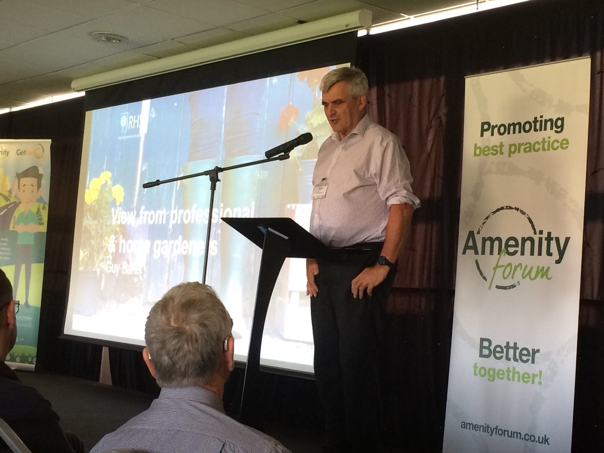 Guy Barter from ⁦<a href="/The_RHS/">The RHS</a>⁩ ⁦<a href="/AmenityForum/">Amenity Forum</a>⁩ a view from home and garden #AmenityLive18