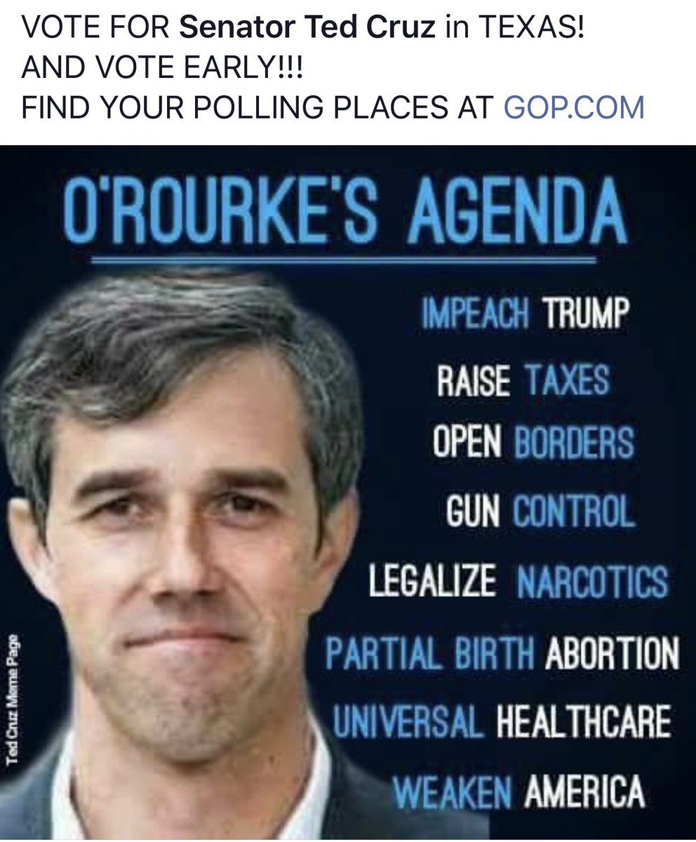 txbarbydoll's tweet photo. Hey @BetoORourke #Texas will #VOTERED #VoteDemsOUT #VoteDemocratsOut #dontmesswithtexas #betoisnotfortexas #VoteforTed https://t.co/tsQKuiqALh