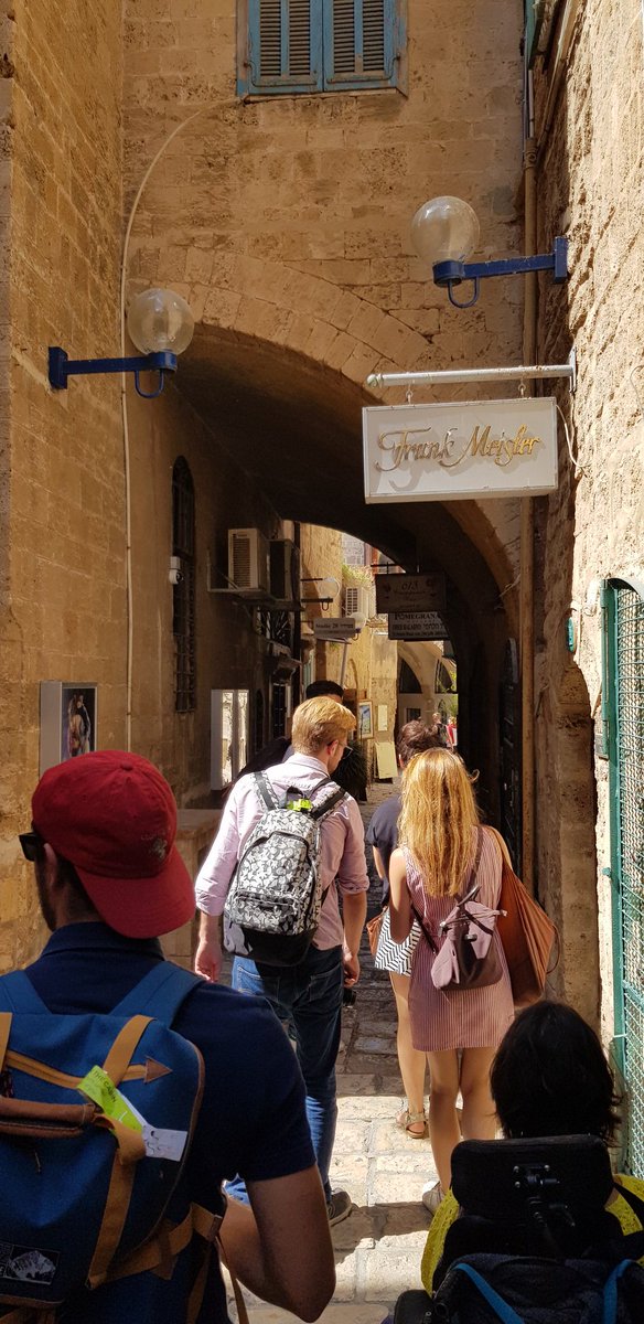MasterUnicAssas's tweet photo. The #MasterUnic class of 2019 out and about exploring #Jaffa https://t.co/FqoSpqLFrk