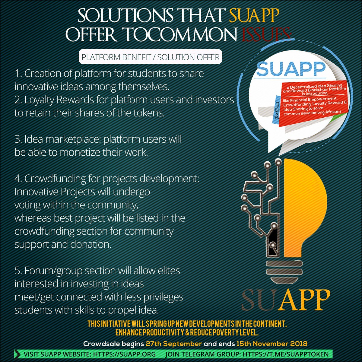 SUAPP1's tweet photo. #blockchain #crypto #cryptocurrency #ico #Free #Ethereum #bounty #Altcoins #airdrop #Bitcoin #tokensale #SUAPP #Decentralized #suapptoken #tokenization https://t.co/I0zEB01PWd