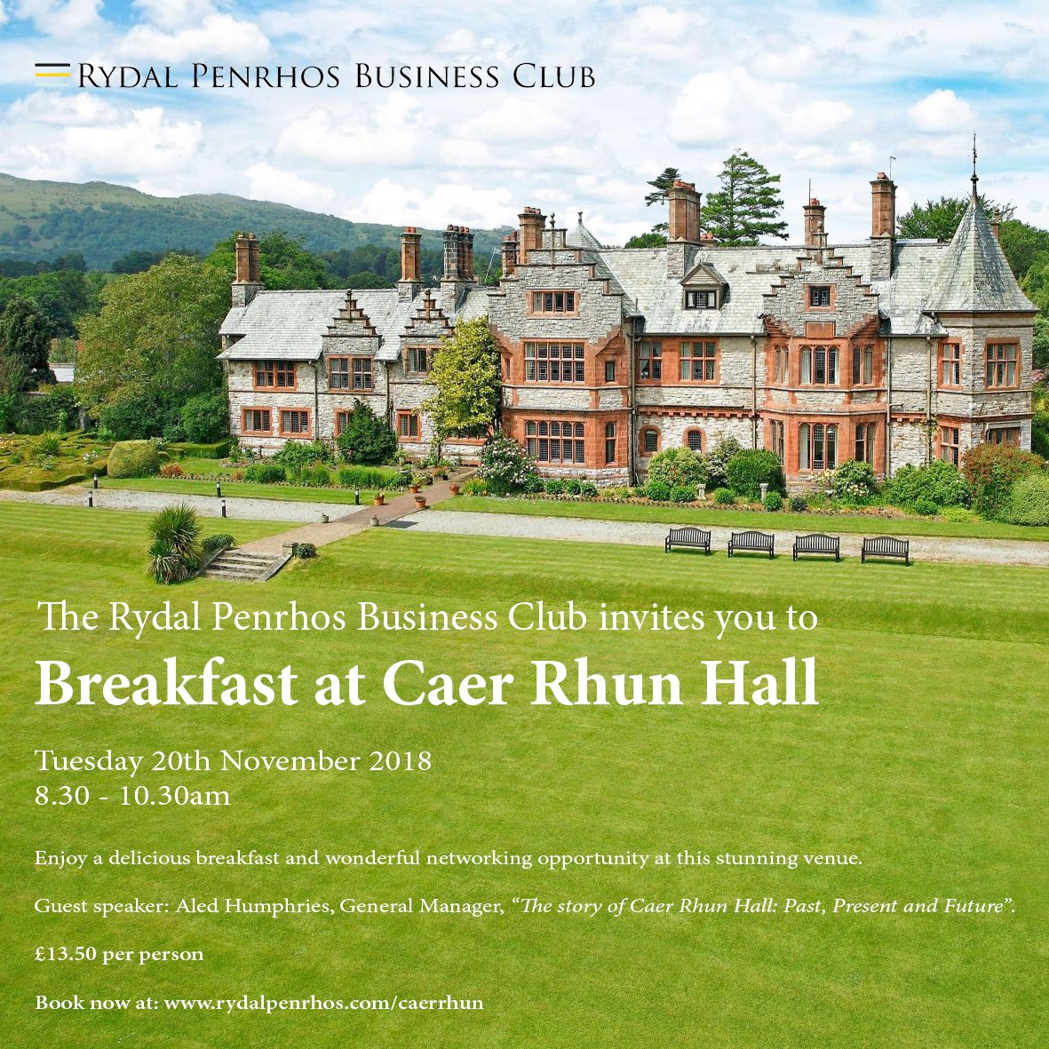 Sarah Ritchie (@sarahjritchie80) on Twitter photo This will be a fantastic event! Join the <a href="/RydalPenrhos/">Rydal Penrhos School</a> Business Club for breakfast at @CaerRhunHall and hear about the Caer Rhun story - past, present and future. All welcome, but places must be booked in advance at rydalpenrhos.com/caerrhun #RPFamily #networking This will be a fantastic event! Join the <a href="/RydalPenrhos/">Rydal Penrhos School</a> Business Club for breakfast at @CaerRhunHall and hear about the Caer Rhun story - past, present and future. All welcome, but places must be booked in advance at rydalpenrhos.com/caerrhun #RPFamily #networking