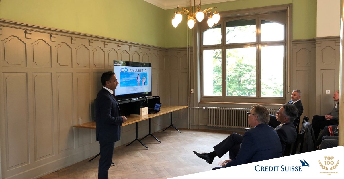 At an intimate event yesterday in St.Gallen, 5 TOP 100 #SwissStartups had the chance to shine in front of 25 investors invited by #TOP100SSU partner <a href="/csschweiz/">Credit Suisse CH</a>. Congrats to <a href="/greenTEGAG/">greenteg AG</a> for winning the pitch session! Find out more about the top100startup.ch ⬅️