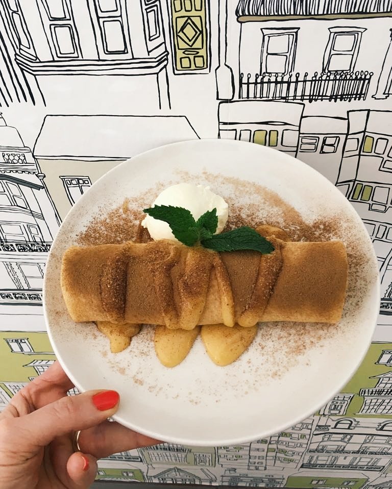 bettybluebistro's tweet photo. YUM YUMMIER YUMMIEST | Because Tuesday are hard + you should spoil yourself! 😉 OK so maybe Tuesdays aren't that hard but any excuse will do to have our MILKTART PANCAKE wouldn't you say? | #BettyBlueBistro #hermanus #overberg #loveHermanus https://t.co/pvzm7hLHrJ