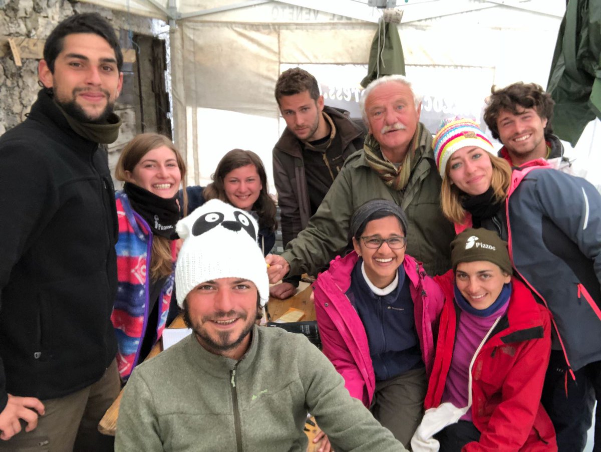 ChitiArvind's tweet photo. Stazione #Inanellamento #Pizzoc was home for a week. Despite the low rates of #migratory birds caught, the stunning #landscape, amazing people, fits of laughter and constant supply of food made up for it! #autumnmigration #alps #italy https://t.co/IWkAp81oto