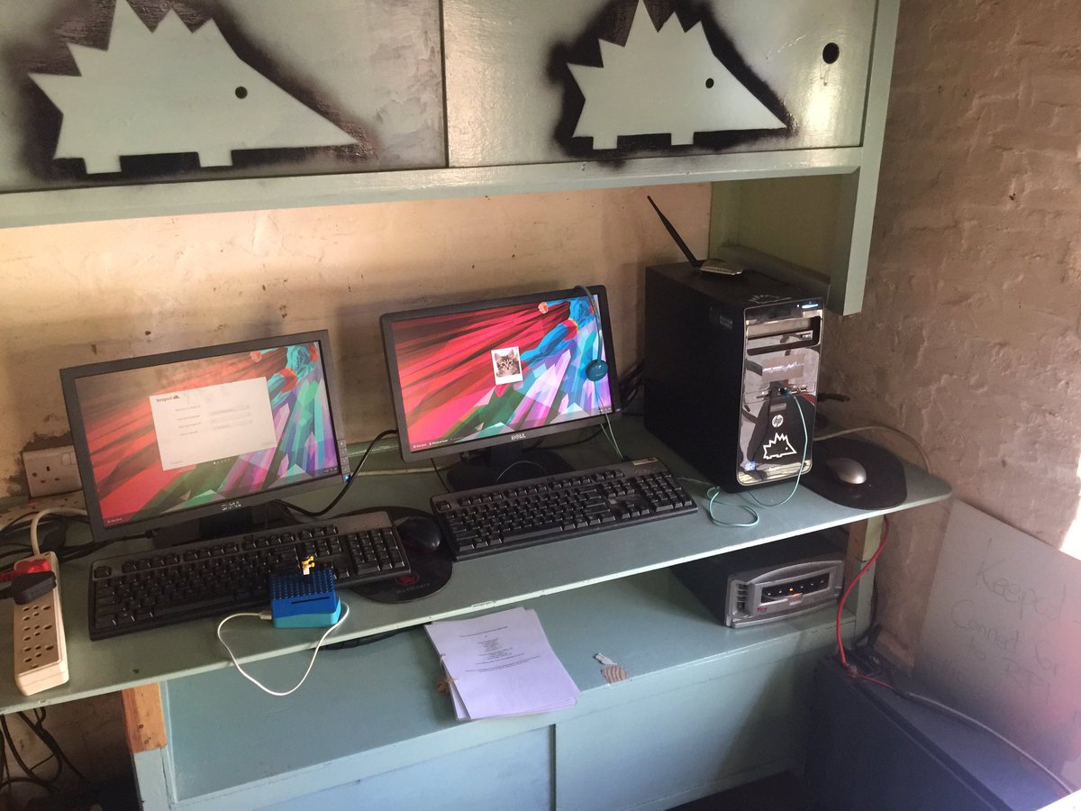 shiftITmw's tweet photo. The #streetchef kitchen @panthunzi was #solarpowered with nutritious recipes being followed on a refurbished @Keepod laptop delivered from a request to @UMA_WorldLibr & stored on a @RACHEL_Offline @Raspberry_Pi @damekellyholmes @HollyTett @UKinMalawi @OrbisExp @MalawiGovt #Malawi https://t.co/Ld0g9CuNNy