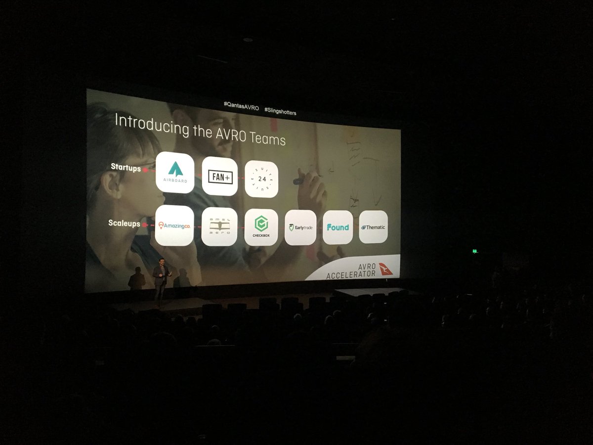 CoVentured_'s tweet photo. Excited to see the 9 #startups #pitch at the #qantasavro demo day @Slingshotters well done to all the teams! https://t.co/X303sW1Xa8