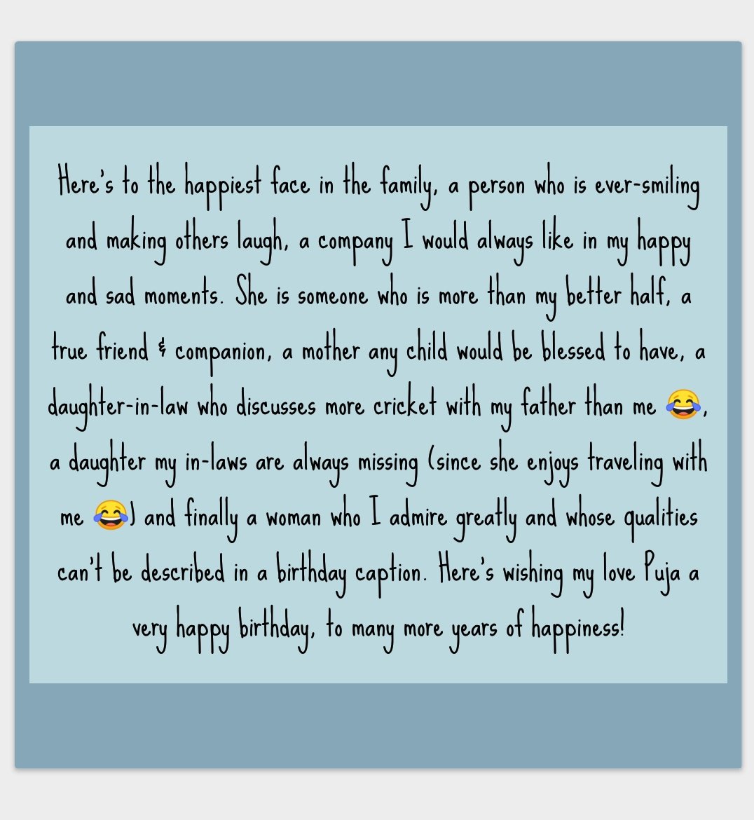 cheteshwar1's tweet photo. Here's wishing my love Puja a very happy birthday, to many more years of happiness :) https://t.co/WBLNqJLynX