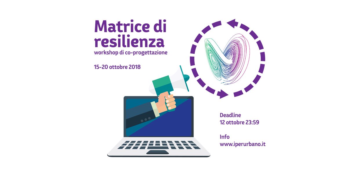 iperurbano's tweet photo. Partecipa al workshop "Matrice di resilienza"
https://t.co/YstEqRl8Xl
cc @PPANthebrief @archiportale @ArchitetturaEco @Architetti_com https://t.co/Wrz1DtVTOe