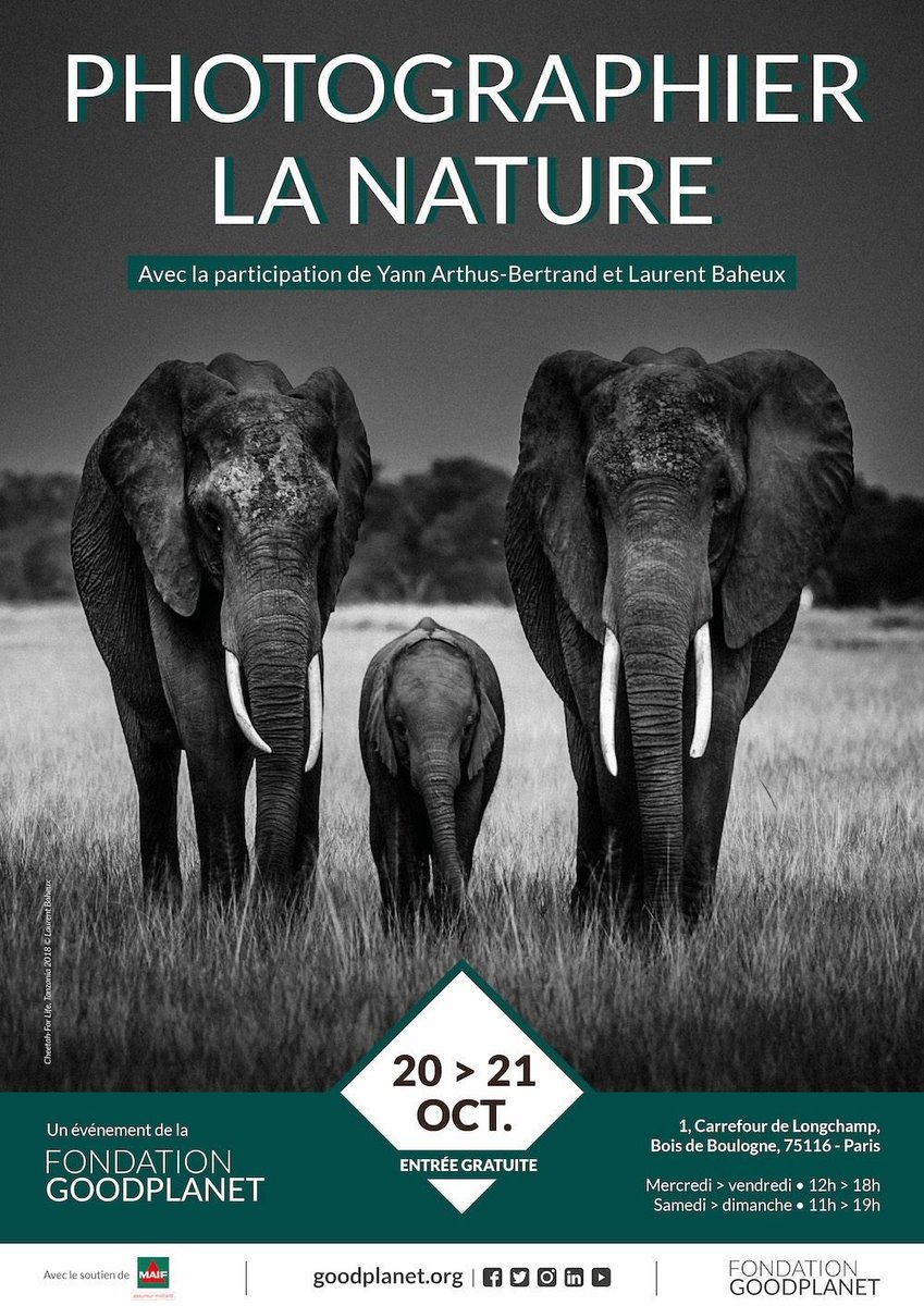 Dimanche 21 octobre - Rendez-vous à la fondation @GoodPlanet_ domaine de Longchamp à Paris #conference #SaveTheDate goodplanet.org/fr/domaine/pho…