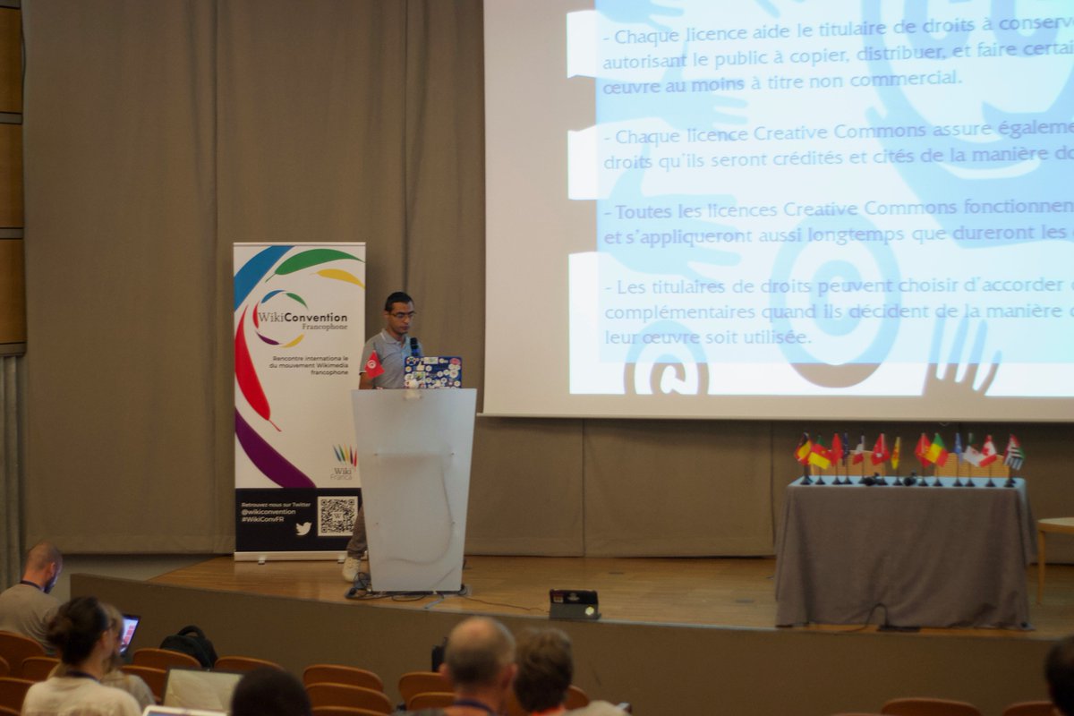 Sami_Mlouhi's tweet photo. J'ai été ravi de prendre la parole et de particper au partage libre de la connaissance pendant la 3ème édition de la @wikiconvention Francophone Grenoble 2018. #WikiConv2018 #francophonie #Wikipedia
Credit photo : Habib M'henni (User:Dyolf77) CC BY 4.0
Source: Wikimedia Commons https://t.co/QDDIicJWcU