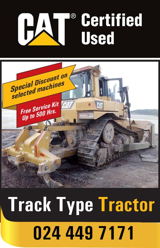 Mantrac_Ghana's tweet photo. #SpecialOfferAlert Call 0244497171 or click https://t.co/EFROfUDVwN for a discount on a certified used Cat Track Type Tractor #MantracGhana #Used #SpecialOffer https://t.co/IOIu8CK4TY
