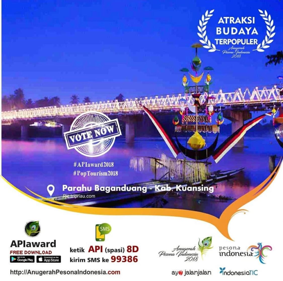 Disparriau's tweet photo. PERAHU BAGANDUANG WARISAN BUDAYA DARI RIAU MASUK NOMINASI API 2018
#api2018
#apiaward2018
#anugrahpesonaindonesia2018
Cek Selenkapnya :
https://t.co/AXnzMesBsk https://t.co/1hdDLhfjsI