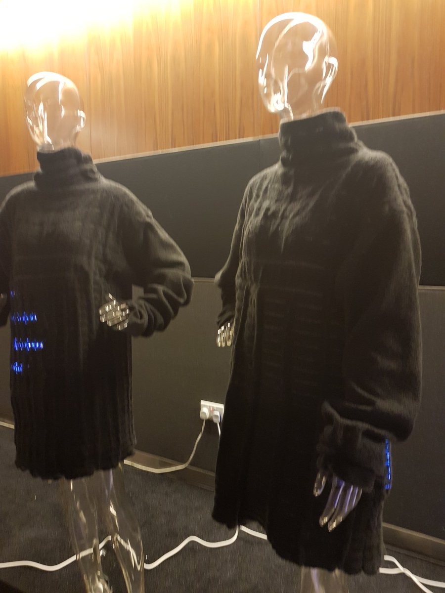 EimanKanjo's tweet image. A nice range of wearables at the #iswc18 #iswc design exhibition #wearables, #ubicomp , #ubicomp2018